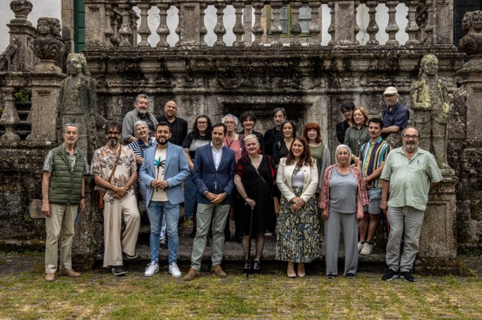 Participantes nas III Xornadas da Academia en Mariñán organizadas en colaboración coa Excelentísima Diputación da Coruña e patrocinadas pola Axencia Galega das Industrias Culturais da Xunta de Galicia