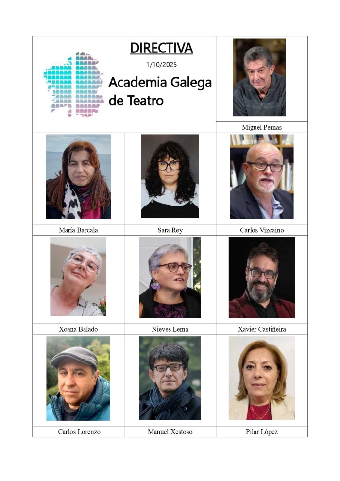 Elixida nova Directiva da Academia Galega de Teatro
