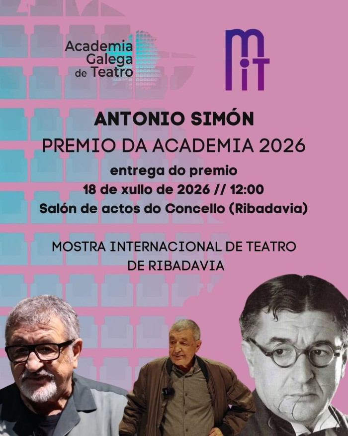 Entrega del Premio de la Academia Galega de Teatro 2026